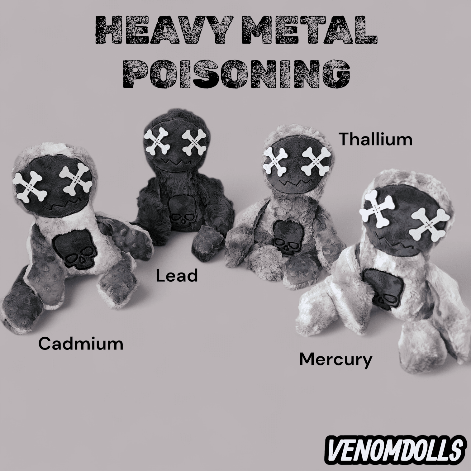 Heavy Metal Plushies - Toxins - Venom Doll Plushies