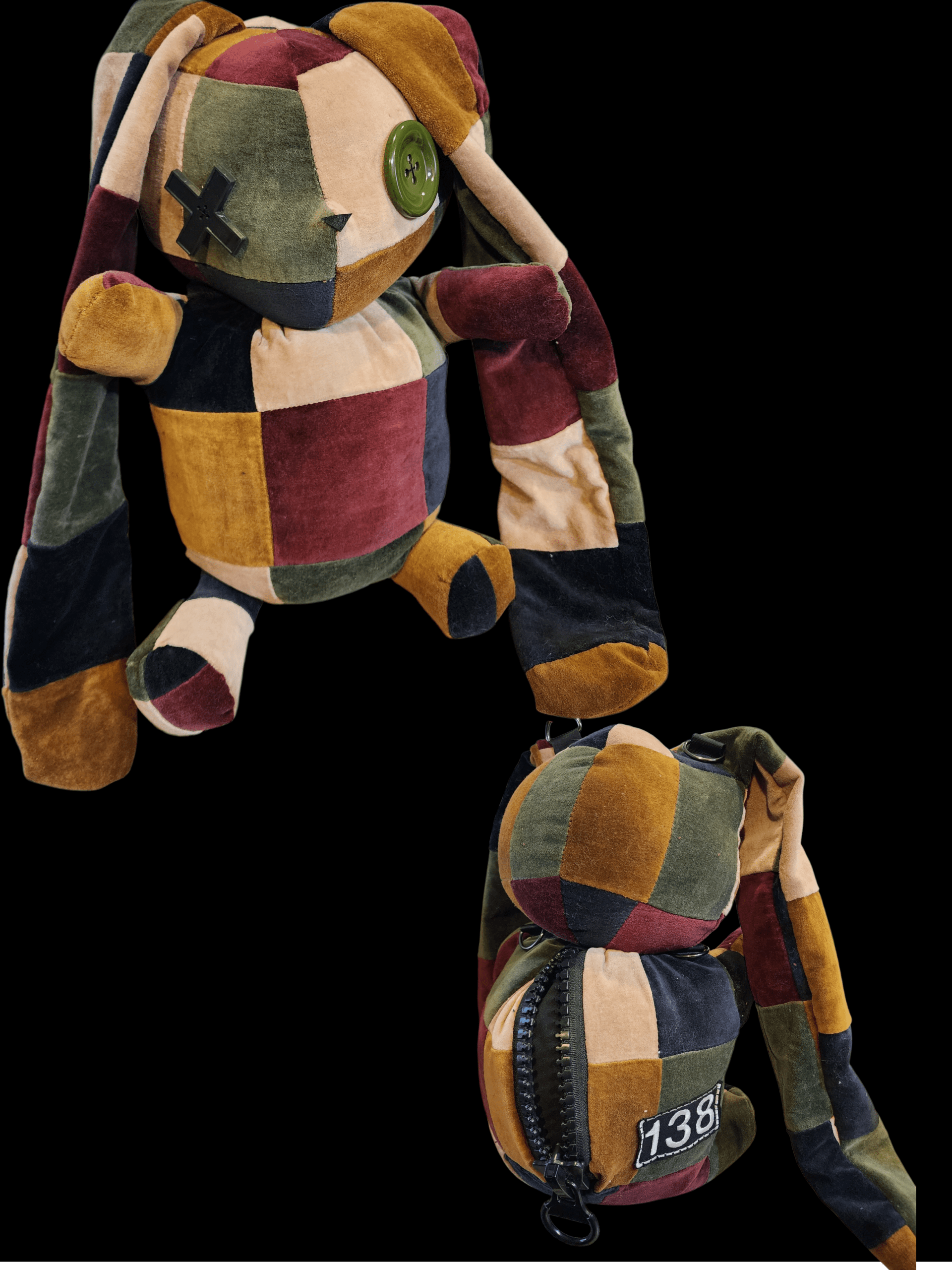 Patchy the Plushie Backpack - #138 - Venom Doll Plushies